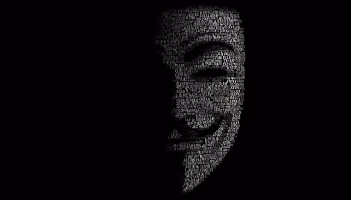 Anonymous Hacker Face Image