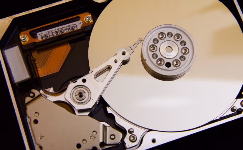 inside of a hard drive