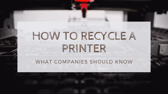 recycle a printer