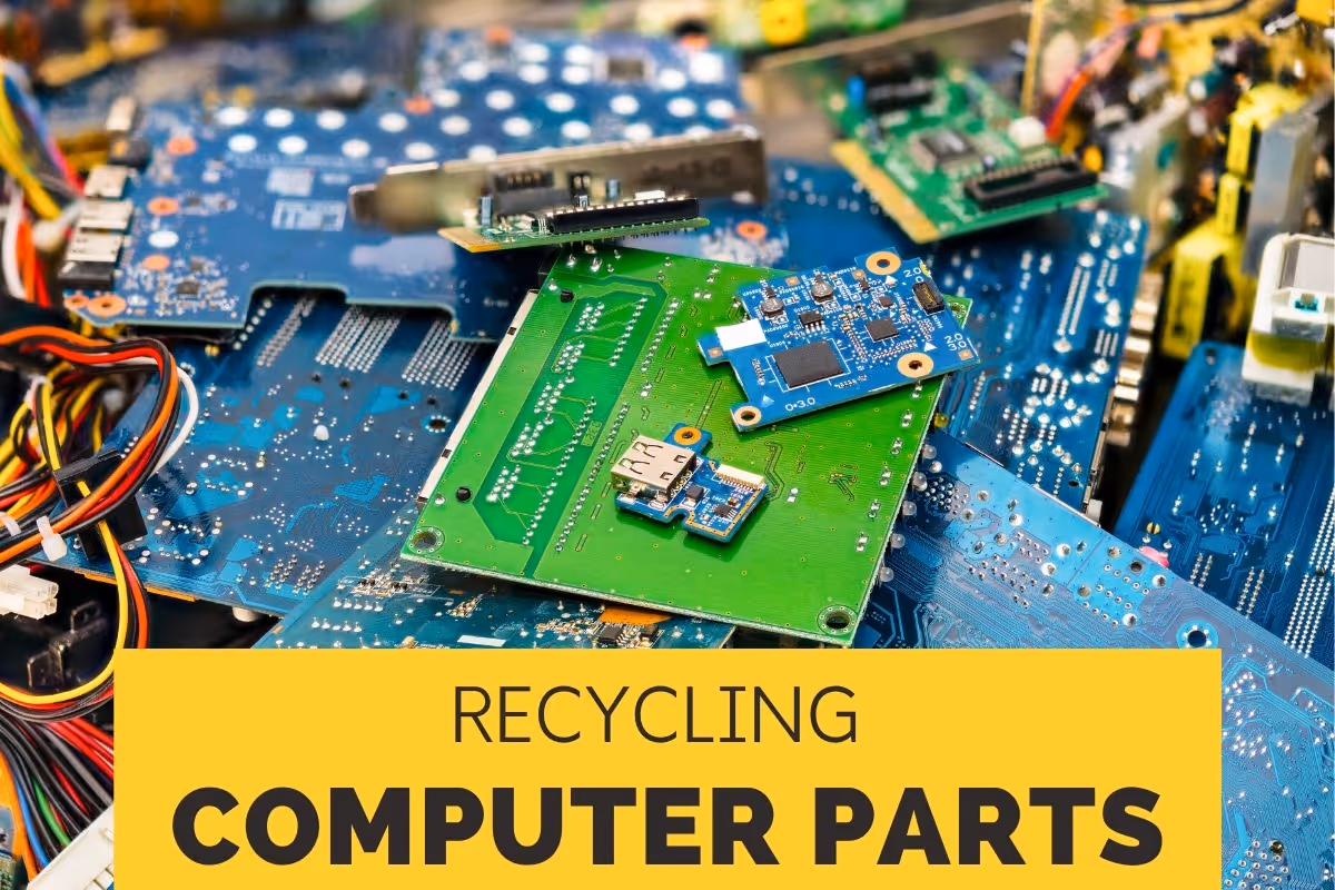 Parts in a computer that can be recycled