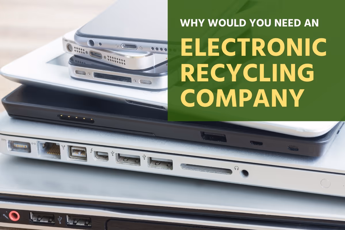 Electronic Devices ready to be recycled