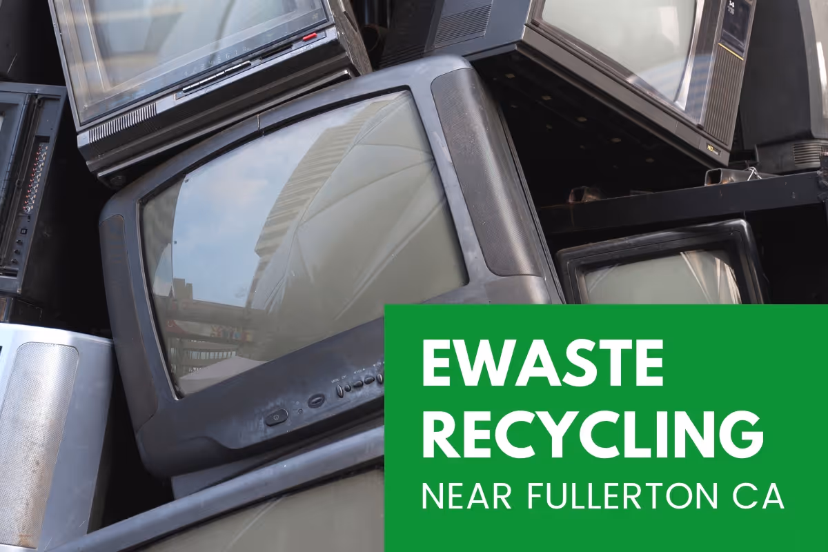 Pile of TVs - eWaste recycling Near Fullerton CA