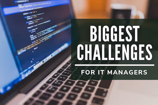 Biggest Challenges for IT Managers - Laptop with codes