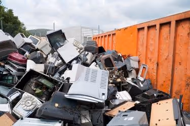Pile of E-waste