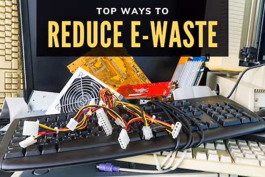 Top 10 Ways to Reduce e-Waste - Pile of e-waste