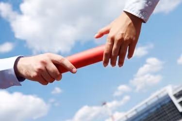 Passing the baton - Delegating