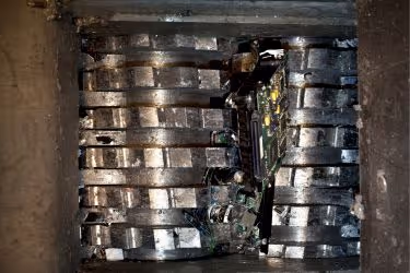 Destructing a hard drive