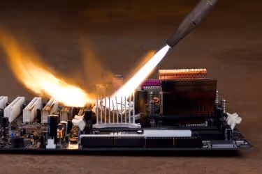 Burning a hard disk