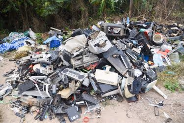 eWaste disposed inappropriately