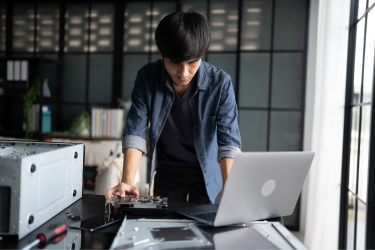 IT Manager doing an audit