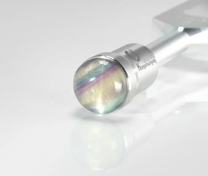 Rainbow Fluorite Gem Foot - 15mm
