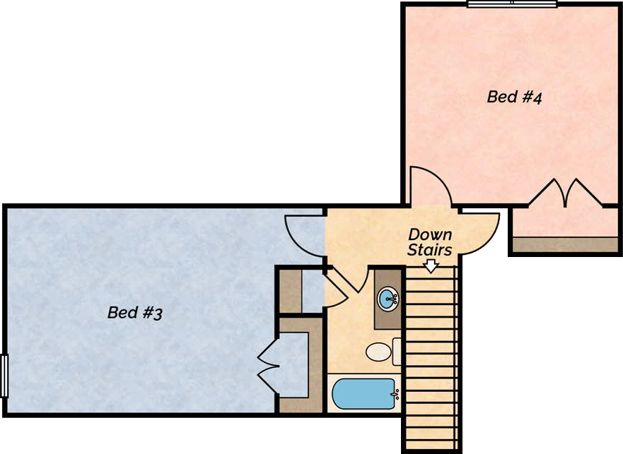 Big River lake villa floor plan 2