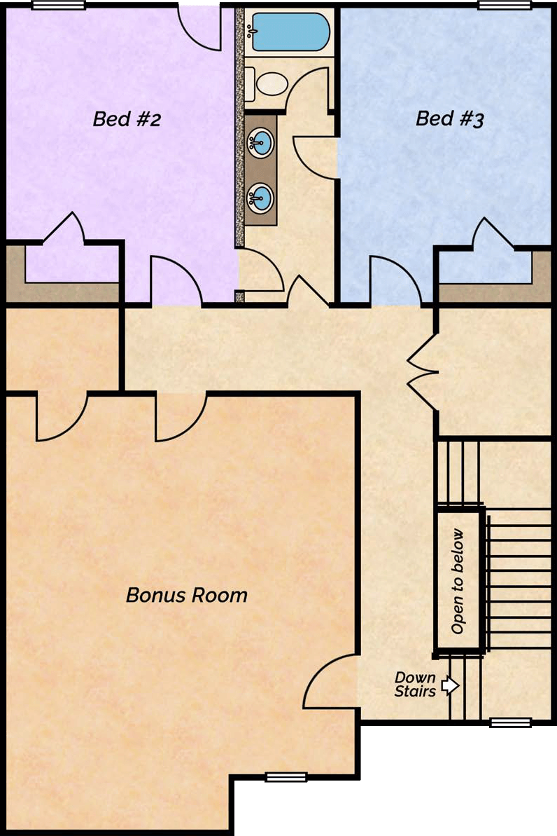 Lake Side lake villa floor plan 2