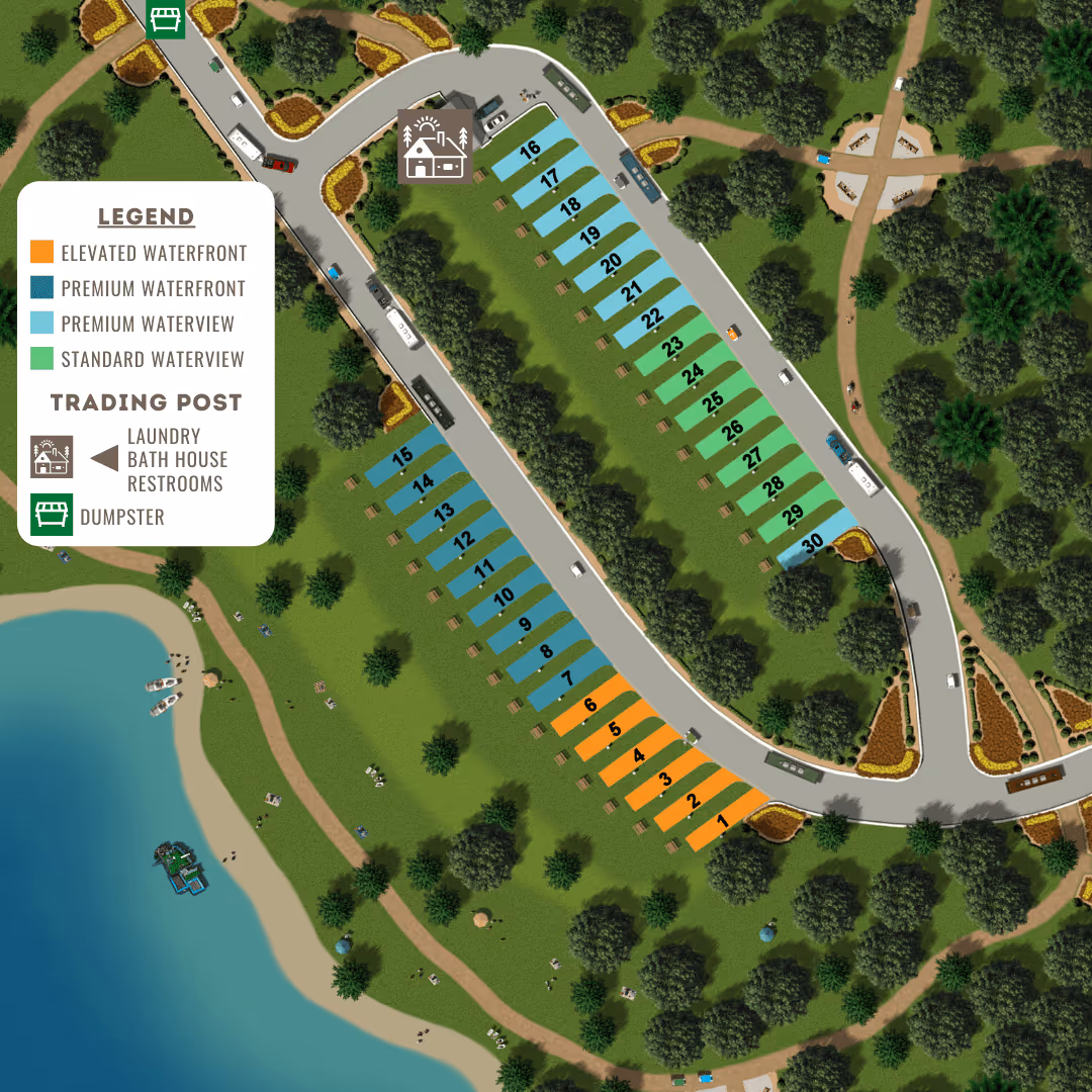 RV Resort Legend Map