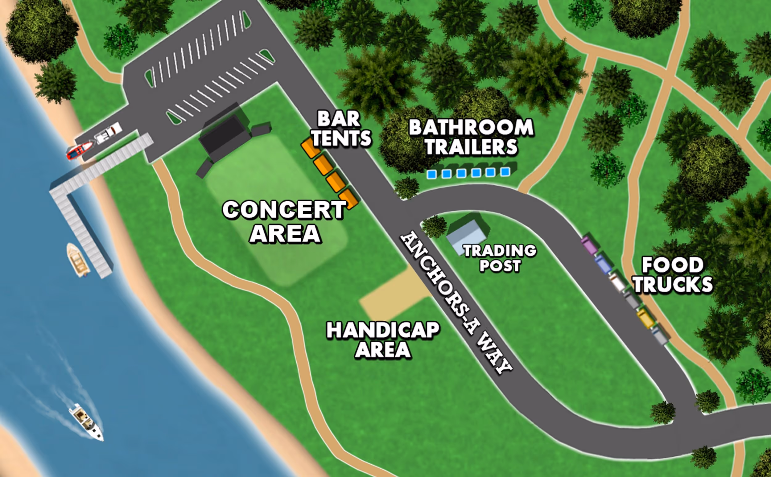Concert Area Map