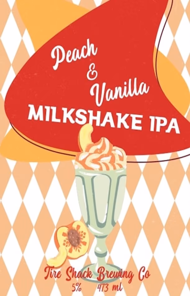Peach Vanilla Milkshake IPA