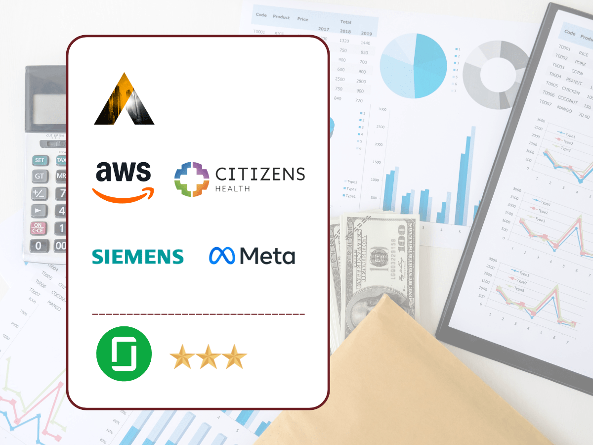 Alpha Apex Group partner and client showcase graphic