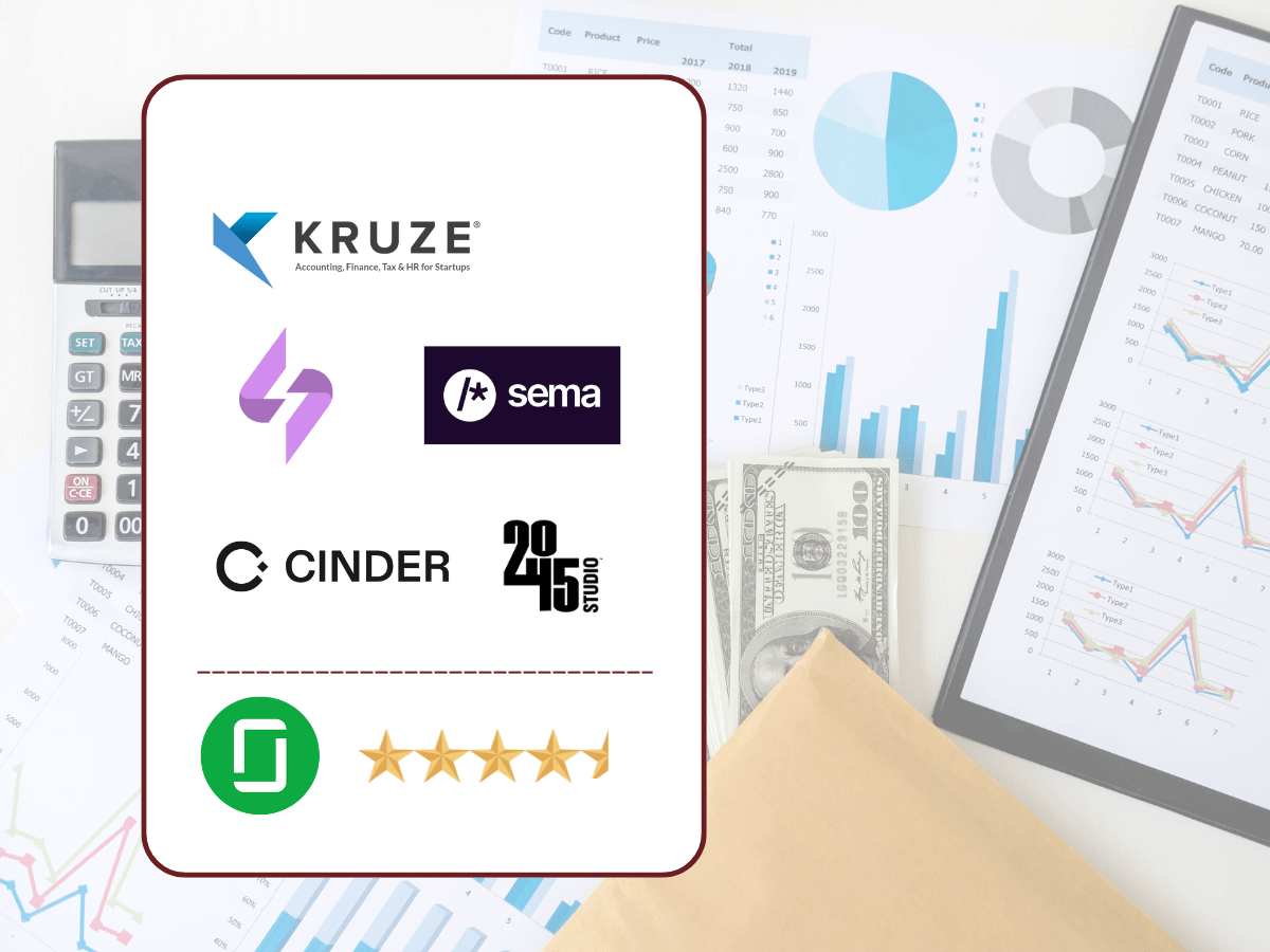 Kruze Consulting client and partner showcase graphic