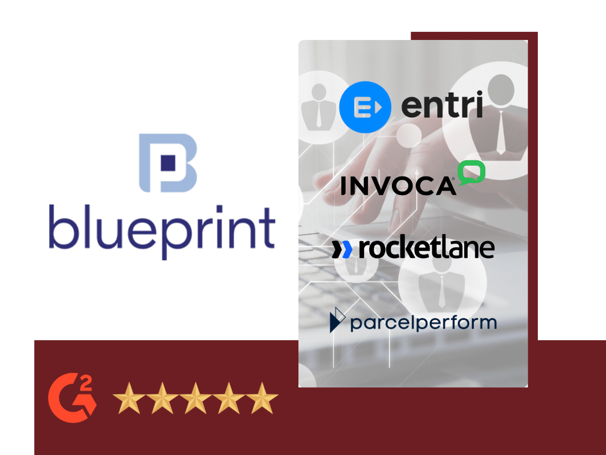 Blueprint Expansion highlighted with partner brands and a digital GTM operations backdrop, emphasizing customer success, onboarding optimization, and RevOps consulting.