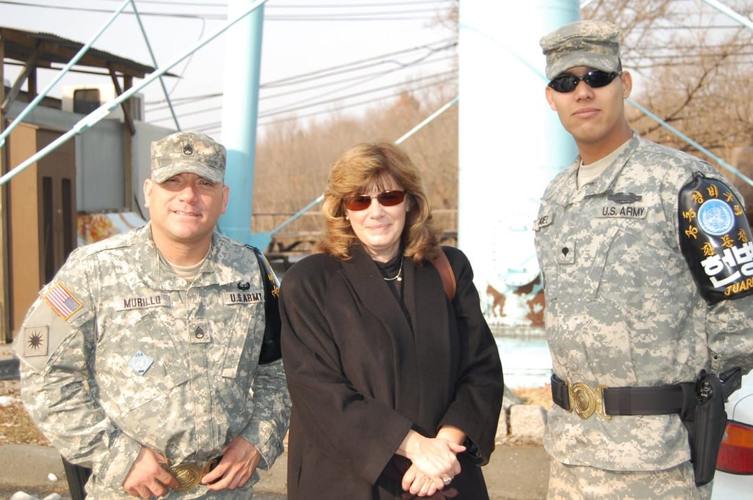 South Korea DMZ with the troops