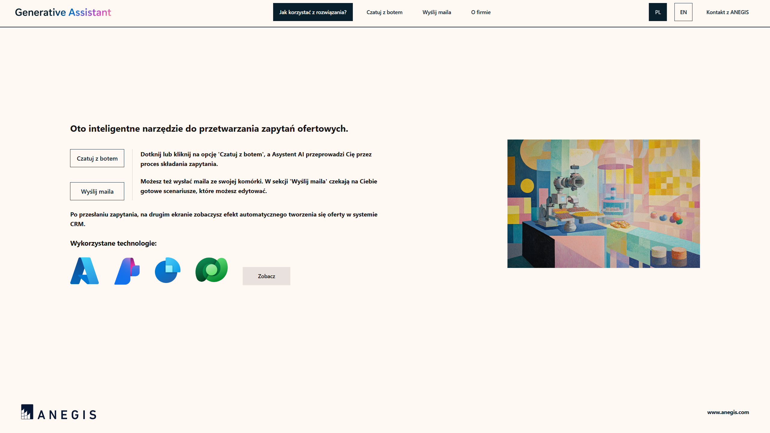 Dwie ścieżki odpowiedzi asystenta AGA na zapytanie