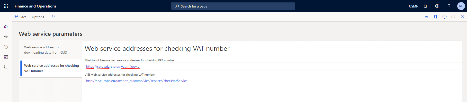 Polish Localisation Pack checking VAT number