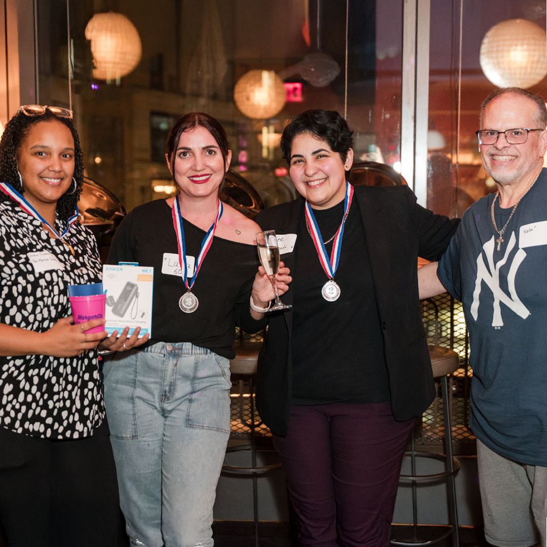 People sitting in movie theater