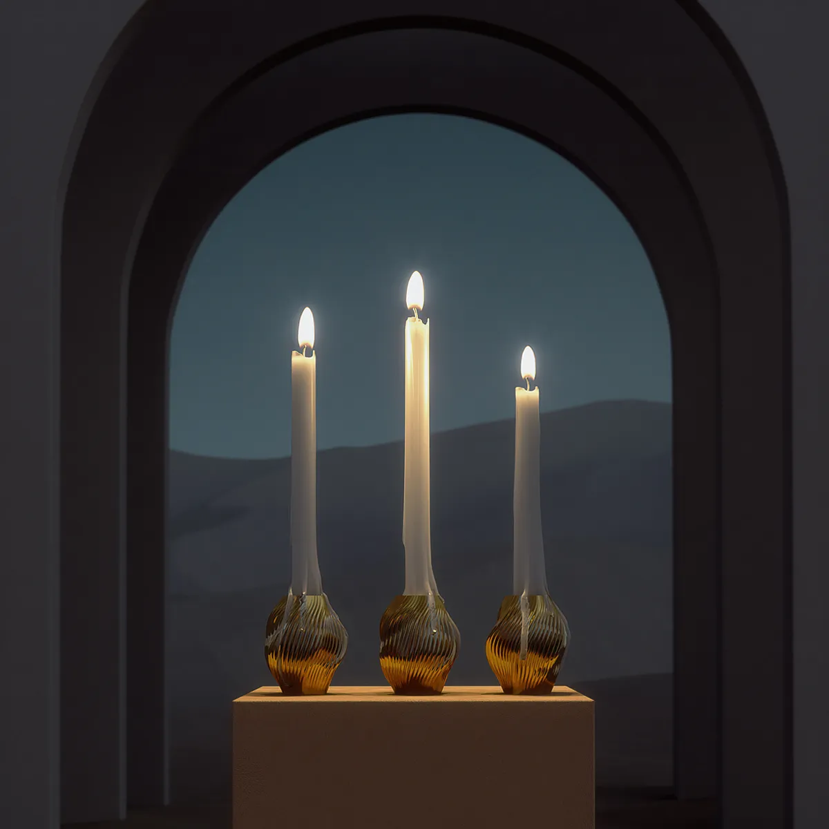 The Flower Candle Holder