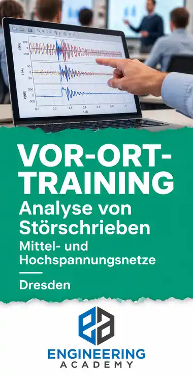 Vor-Ort-Training in Dresden: Analyse von Störschrieben in Mittel- und Hochspannungsnetzen – Engineering Academy