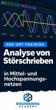 Vor-Ort-Training: Analyse von Störschrieben in Mittel- und Hochspannungsnetzen – Engineering Academy