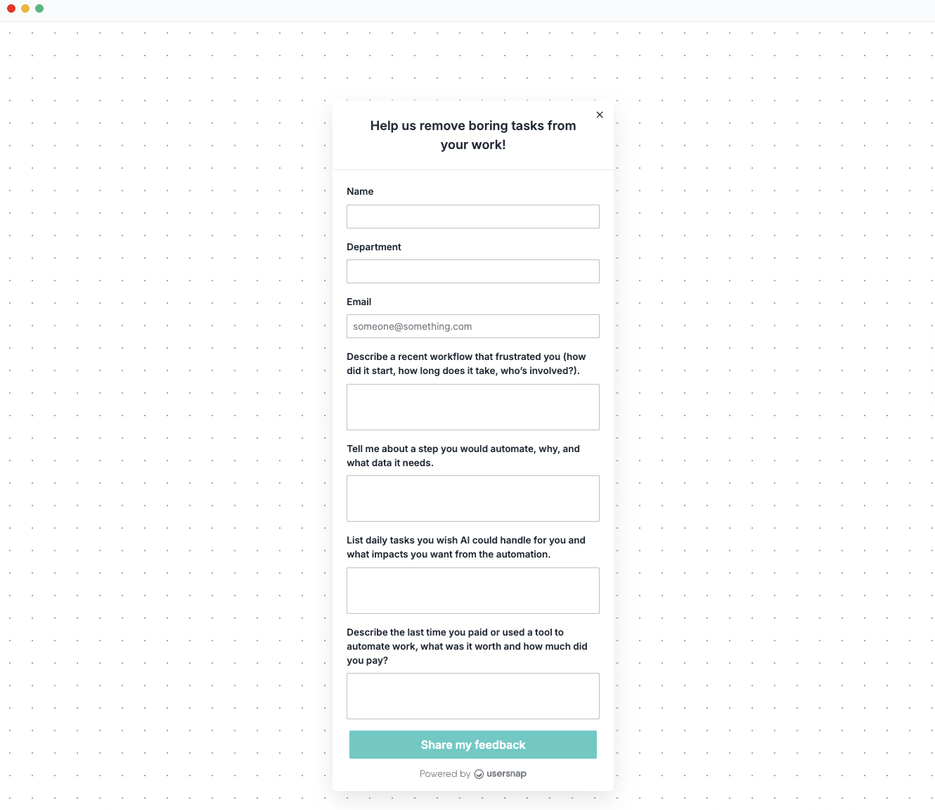 Double engagement rates and increase quality of feedback.