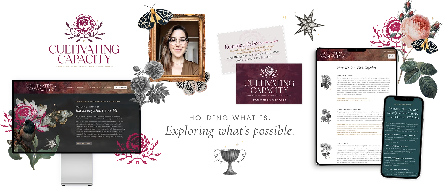 Cultivating Capacity Brand Transformation - Full Width Collage