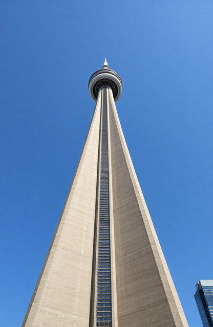 Long shot of the CN Tower in Toronto