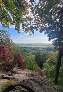 Looking out from the Niagara Escarpent