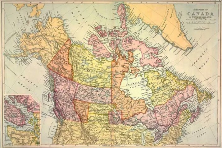 Map of the Dominion of Canada