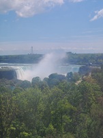 View f Niagara Falls from the Skywheel