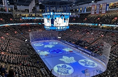 The Scotia Bank Arena during a game