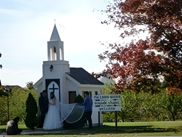 Wedding at the Living Waters wayside Chapel