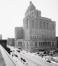 A vintage poto of teh Royal York Hotel