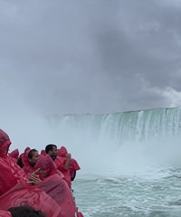 What it looks like on the Hornblower Boat