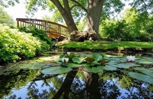 Fish Pond at Niagara Parks