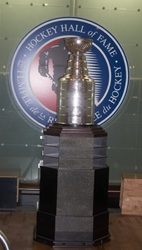 The Stanley Cup in the Hockey hall of Fame