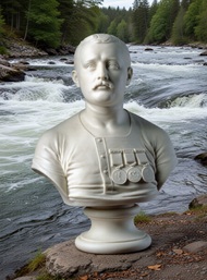 Bust of Mathew Webb