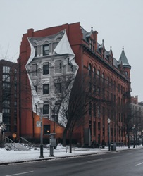 Mural on back of Gooderham Building