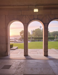 Sunrise at the Oakes Garden Theater