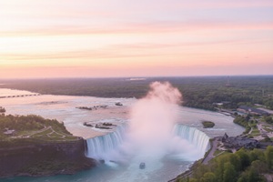 Sunrise over Niagara Falls