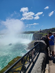 Viewing Niagara Falls in Summer