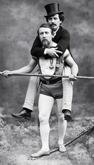 Blondin with his manager