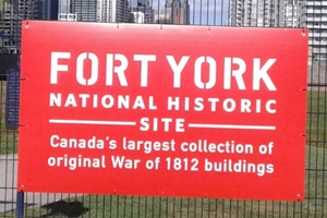 Toronto Fort York sign