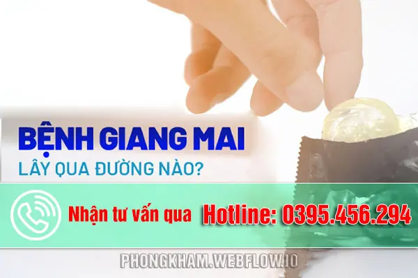 Bệnh giang mai lây qua đường nào?